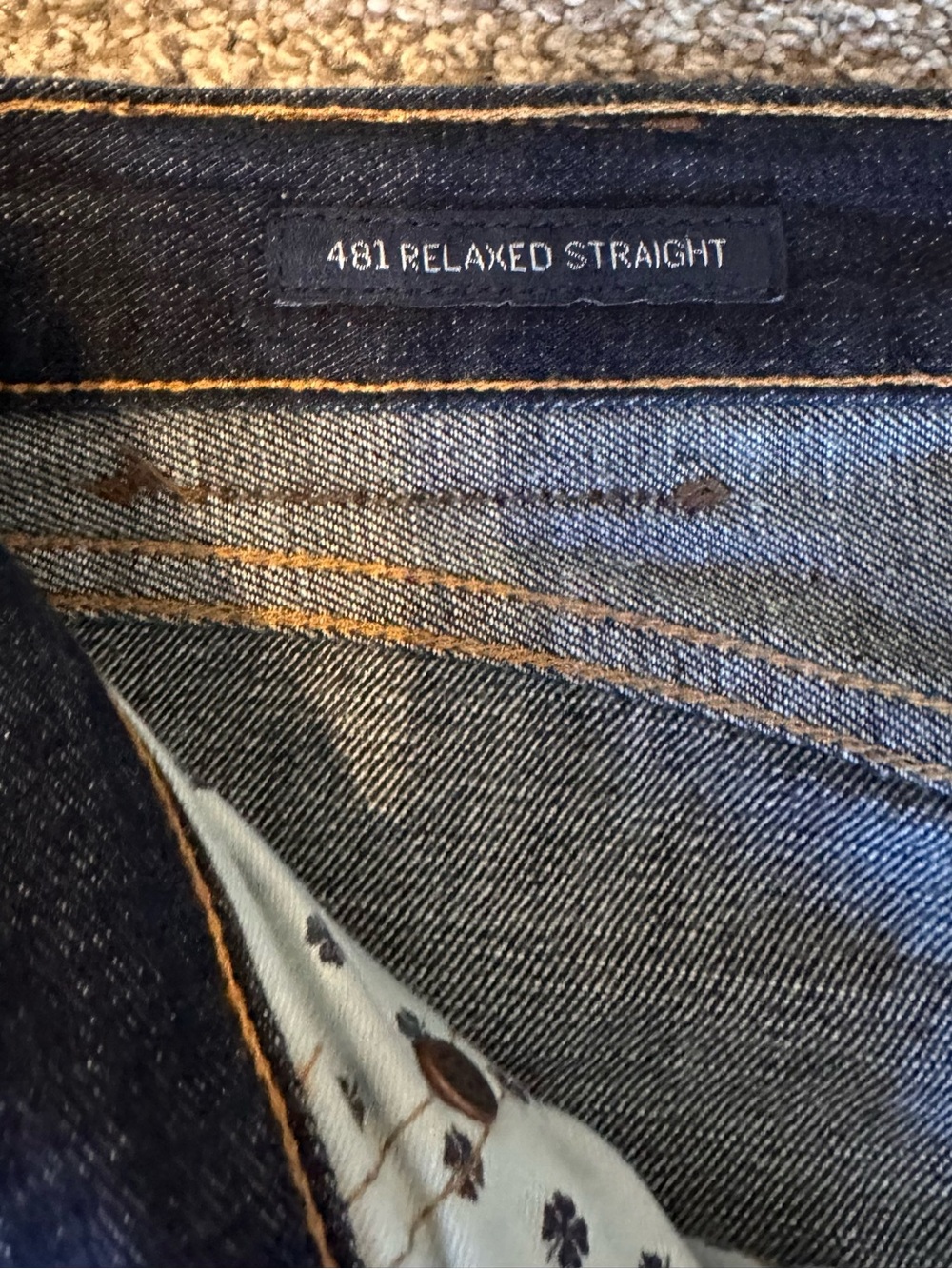 Lucky Brand Men's Indigo Straight Jeans - Picture 3 of 6